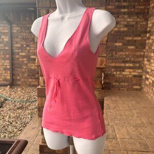 Velvet (brand) coral top; size S